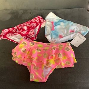 3pc bikini bottoms only lot